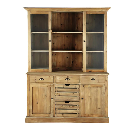 Rustic Side Board Hutch
